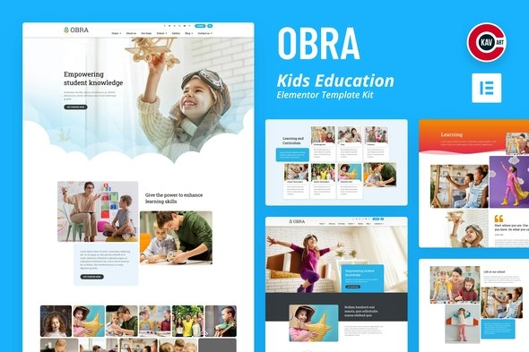 Obra - Kids Education &amp; School Template Kit