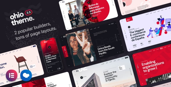 Ohio - Creative Portfolio &amp; Agency WordPress Theme