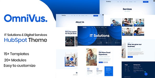 Omnivus - IT Solutions &amp; Digital Services HubSpot Theme