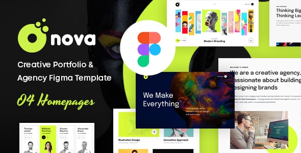 Onova - Portfolio and Agency Figma Template
