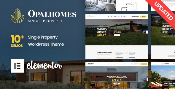 Opalhomes - Single Property  WordPress Theme
