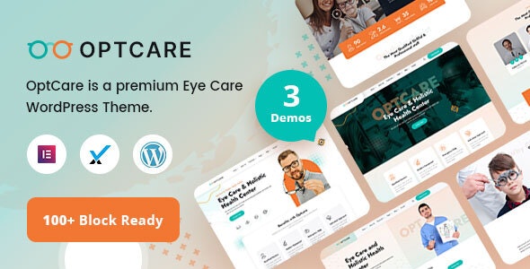 Optcare - Eye Care WordPress Theme +RTL