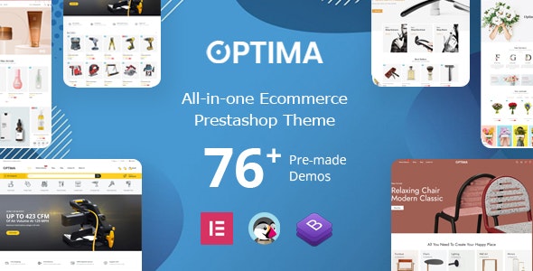 Optima Elementor - Multipurpose Prestashop 1.7.x, 8.x Theme