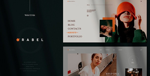 Orabel – Portfolio Figma Template