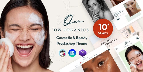 Oworganic Elementor - Cosmetics, Spa &amp; Beauty Care Prestashop Theme