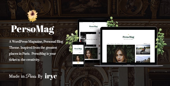 PersoMag - Personal Blog WordPress Theme