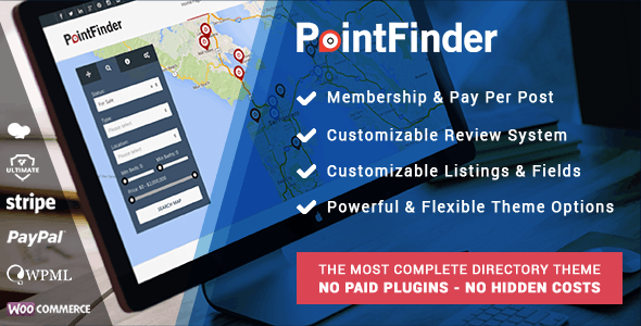 PointFinder | Directory &amp; Listing WordPress Theme