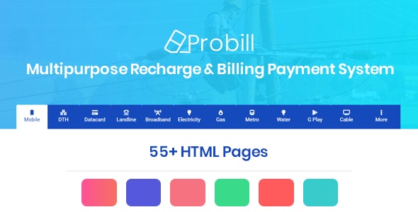 Probill - Multipurpose Recharge &amp; Billing Payment System