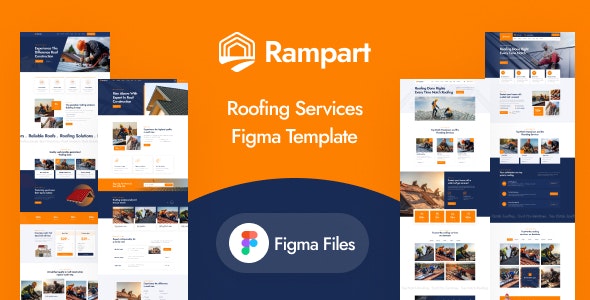 Rampart - Roofing Services Figma Template