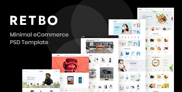 Retbo - eCommerce PSD Template