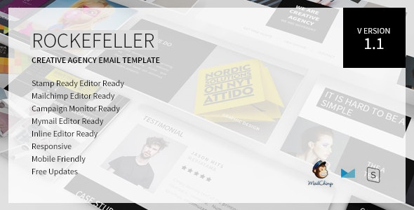 Rockefeller - Creative Agency Responsive Email Template