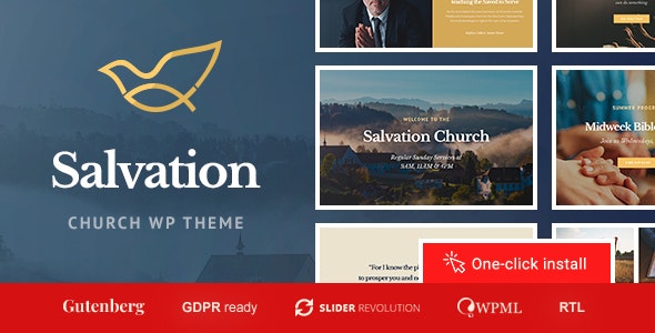 Salvation - Church &amp; Religion WP Theme