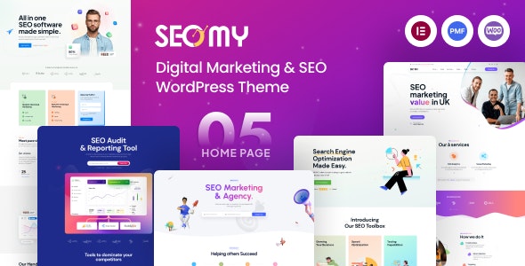 Seomy - Digital Marketing &amp; SEO Agency WordPress Theme + RTL
