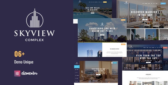 Skyview Complex - One Page Single Property WordPress Theme