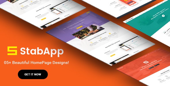 StabApp - Mobile App Showcase WordPress Theme