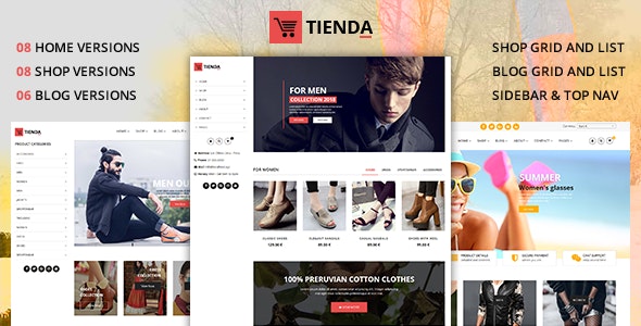 Tienda - eCommerce Joomla 4 Template with Page Builder