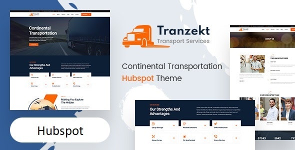 Tranzekt - Transport and logistics HubSpot Theme