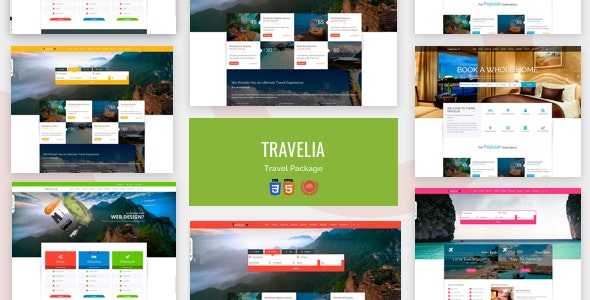 TRAVELIA - Travel Package HTML5 Template