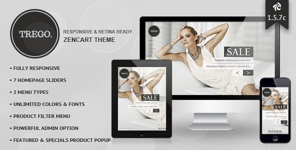 Trego - Premium Responsive Zencart Theme