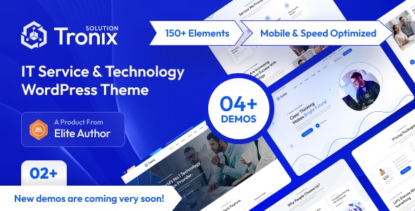 Tronix - IT Service And Technology WordPress Theme