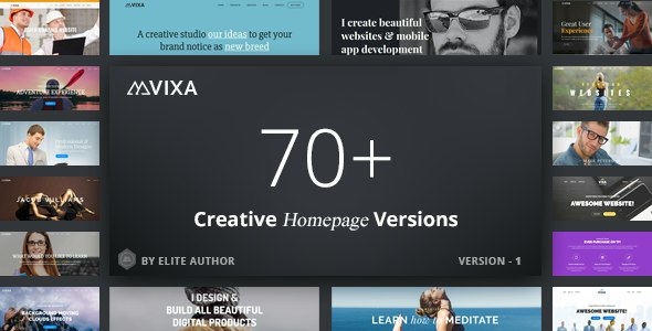 Vixa - Responsive Multi-Purpose Drupal Theme