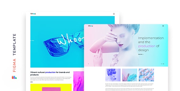Whoop – Creative Agency Template for Figma