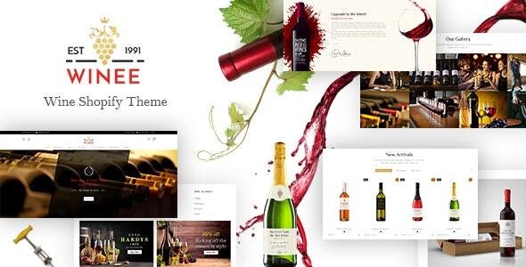 Winee - Wine Shop, Winery Farm Shopify Theme