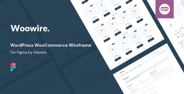 Woowire - WordPress WooCommerce Wireframe for Figma