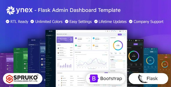 Ynex - Flask Admin Dashboard Template