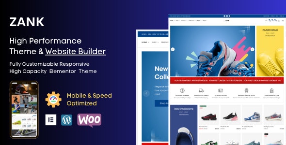 Zank - Elementor WooCommerce Theme Builder