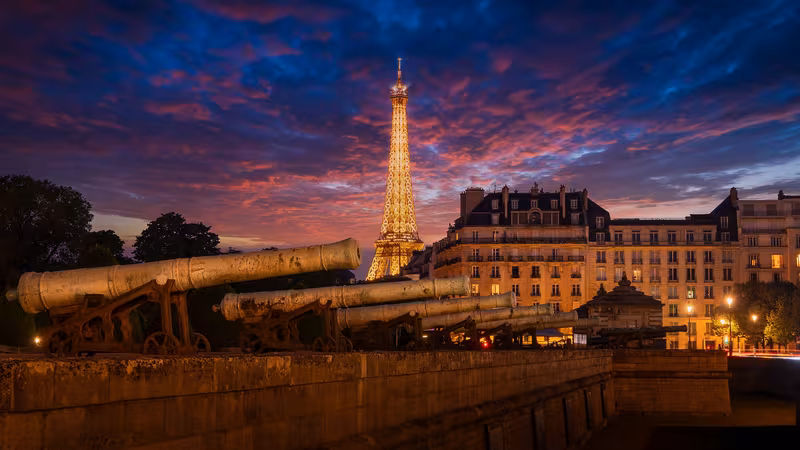 Paris : photo emblématique de la ville