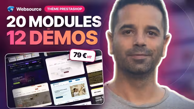 Aperçu de la vidéo : Présentation du thème PrestaShop Websource